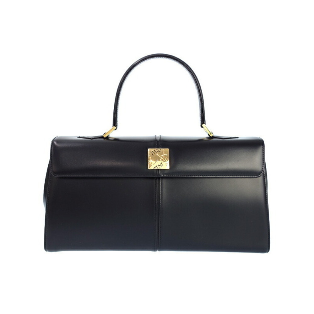 Saint Laurent YSL logo calf leather handbag